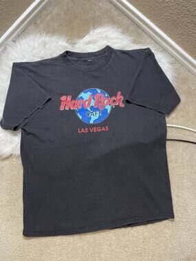 Vintage 90s Hard Rock Cafe Las Vegas Single Stitch T-Shirt Size XL USA Made
